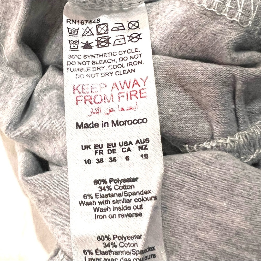 Grey Bodysuit Size 6 New - Picture 6 of 6